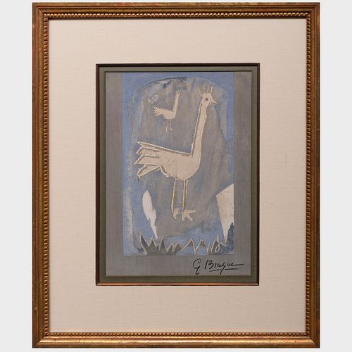 After Georges Braque (1882-1963): Oiseaux