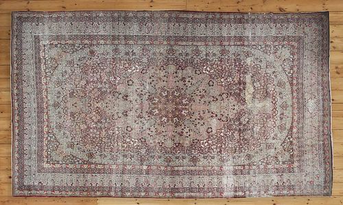 A rare antique Persian Laver carpet,