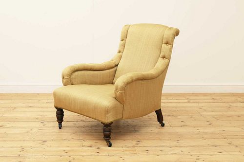 A Victorian armchair,
