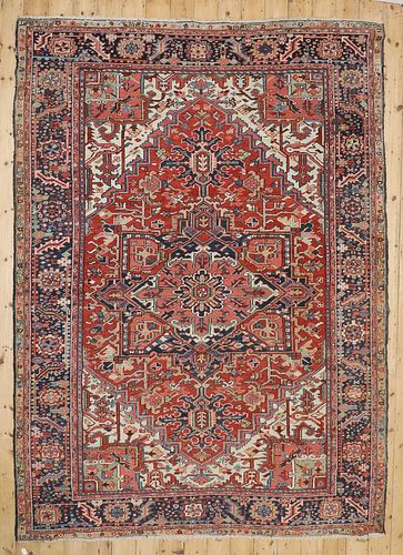 A Persian wool carpet,