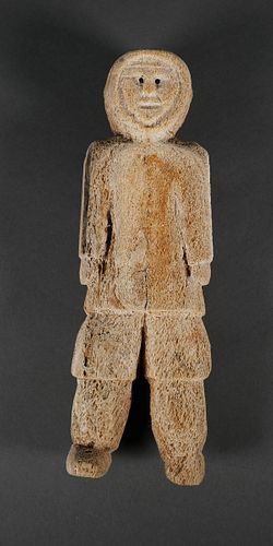 Inuit Eskimo Figural Bone Carving 