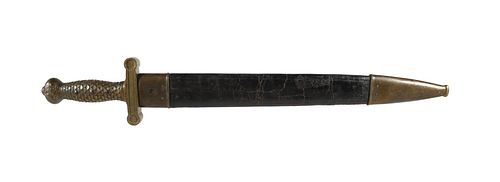 AMES M1832 Artillery Short Sword with Scabbard