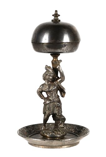 Antique Figural Indian Desk Bell 