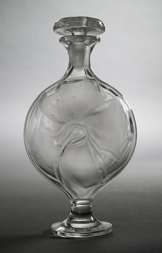 Lalique Crystal Perfume Bottle 