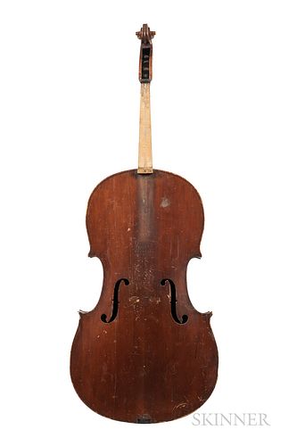 American Church Bass, Abraham Prescott, Concord, c. 1840