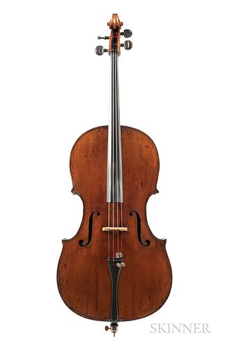 English Violoncello, Possibly Jacob Ford, c. 1780