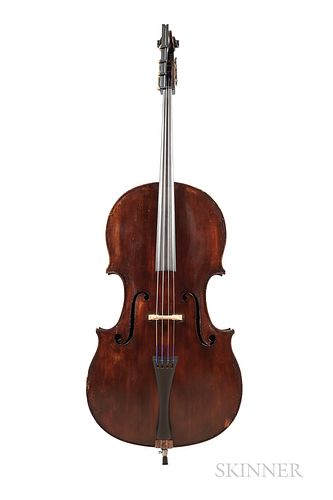 Important Double Bass, Georges Chanot (II), London, 1877