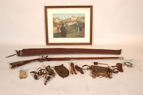 Tiger Maple "Kentucky Rifle" 20th C.