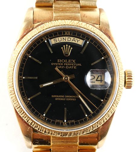ROLEX 18k Oyster Perpetual Day Date, 1987