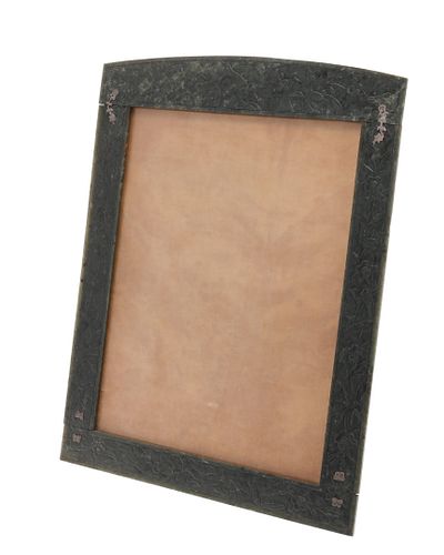 A large carved nephrite picture frame