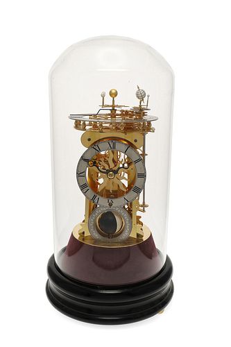 A Frank Monk orrery clock