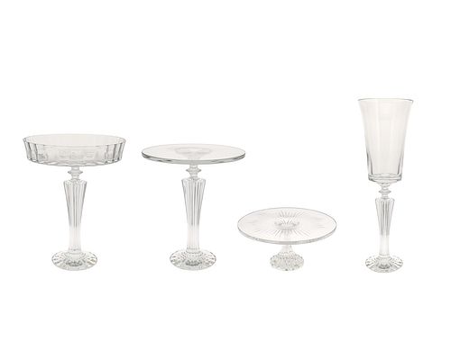 A group of Baccarat "Mille Nuits" crystal items