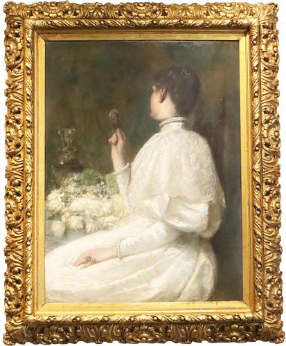 Percival De Luce (1847-1914) American, Oil/Canvas