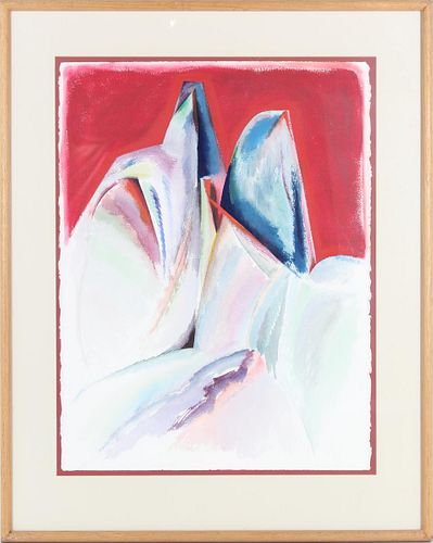 Mortimor Kohn (1930-2008) American, Watercolor