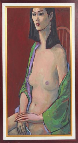 Rip Matteson (1920-2011) American, Oil on Canvas