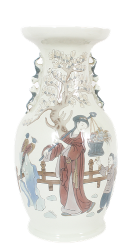 Large Lladro Mandarin Vase