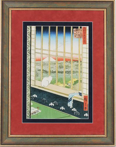 Utagawa Hiroshige, Yoshiwara Teahouse Print