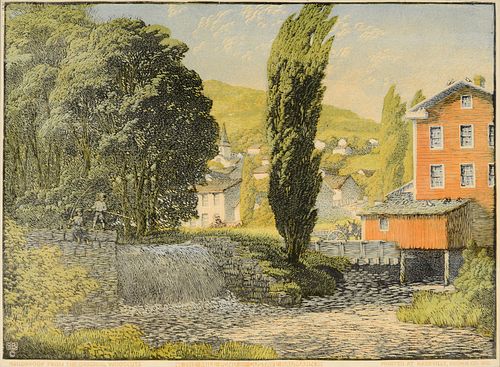 Gustave Baumann, The Mill Pond, 1913