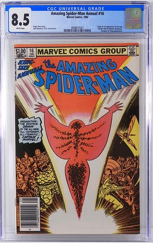 Marvel Amazing Spider-Man Annual #16 CGC 8.5 News.