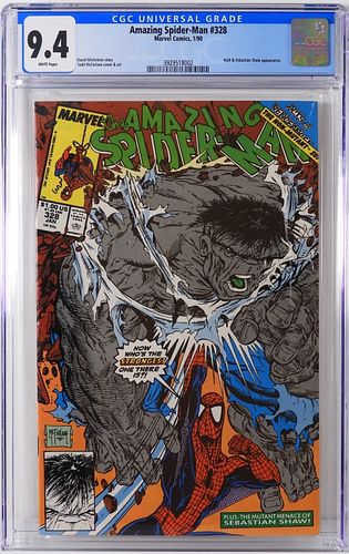 Marvel Comics Amazing Spider-Man #328 CGC 9.4