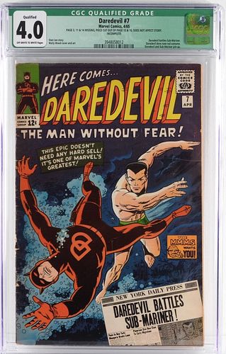 Marvel Comics Daredevil #7 CGC 4.0