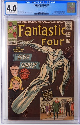 Marvel Comics Fantastic Four #50 CGC 4.0