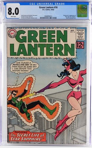 DC Comics Green Lantern #16 CGC 8.0