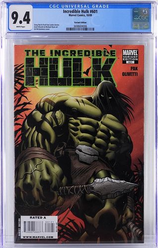 Marvel Incredible Hulk #601 CGC 9.4 McGuinness Var