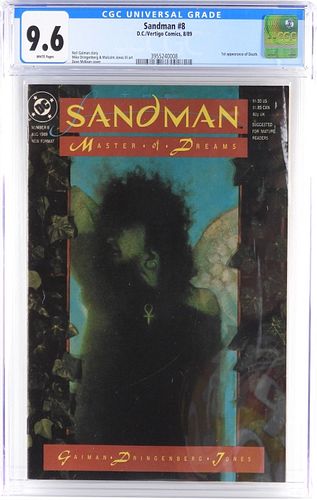 DC Vertigo Comics Sandman #8 CGC 9.6