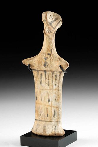Fine Greek Boeotian Terracotta Bird-Faced Idol