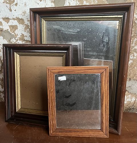 Two Early Mirrors and a frame.