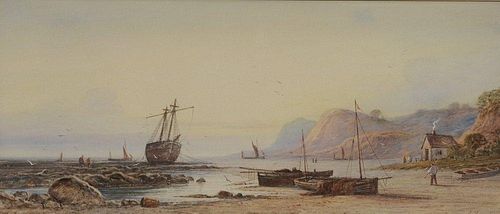 Edmund Darch Lewis (1835-1910) Watercolor