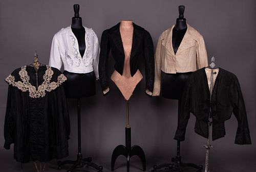 FIVE SEPARATES, LATE 19TH-EARLY 20TH C