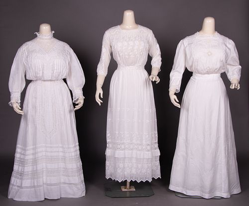 THREE TEA DRESSES, 1905-1914