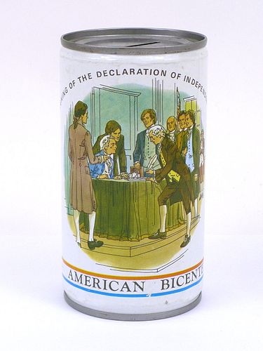 1976 American Can Co. Bicentennial Can 12oz Tab Top Can No Ref., Milwaukee, Wisconsin