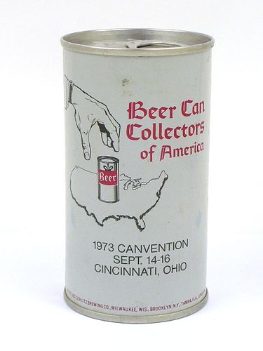 1973 BCCA 1973 Canvention can 12oz Tab Top Can T208-27, Milwaukee, Wisconsin