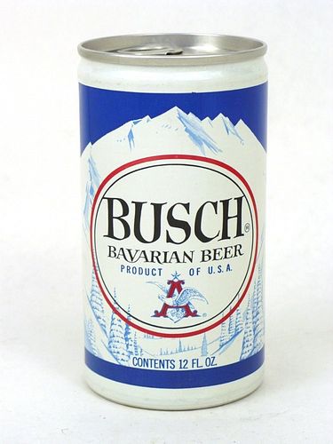 1973 Busch Bavarian Beer 12oz Tab Top Can T52-17V, Los Angeles, California
