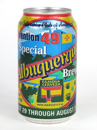 2019 Canvention 49 Albuquerque Special Brew 12oz Tab Top Can No Ref., Saint Louis, Missouri