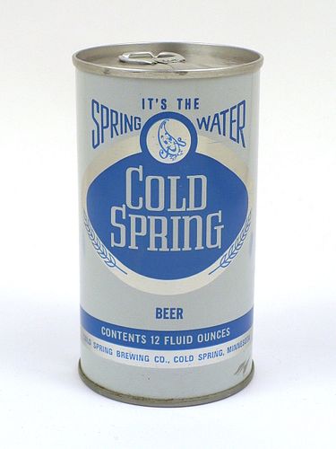1973 Cold Spring Beer 12oz Tab Top Can T55-34, Cold Spring, Minnesota