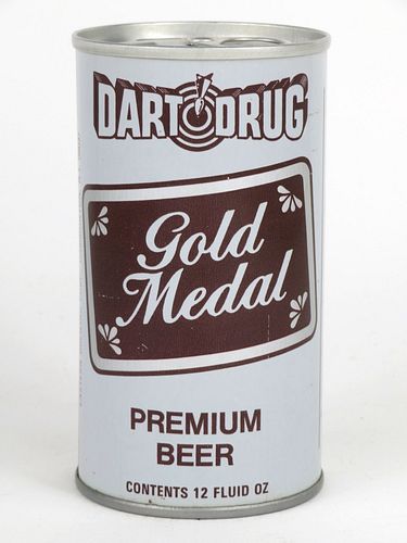 1971 Dart Drug Gold Medal Beer 12oz Tab Top Can T58-13v, Hammonton, New Jersey