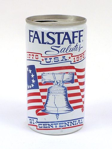 1976 Falstaff Beer 12oz Tab Top Can T63-10V, Cranston, Rhode Island
