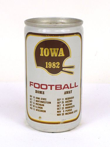 1982 Falstaff Beer (1982 Iowa Schedule) 12oz Tab Top Can No Ref., Omaha, Nebraska