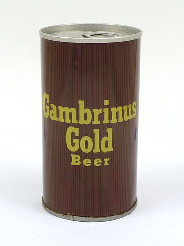 1978 Gambrinus Gold Beer 12oz Tab Top Can T67-07, Pittsburgh, Pennsylvania