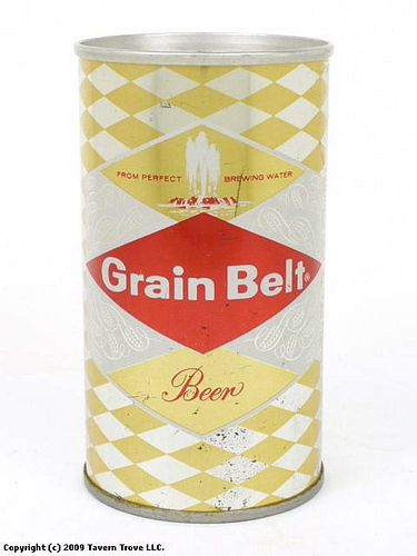 1969 Grain Belt Beer 12oz Tab Top Can T70-32c, Minneapolis, Minnesota