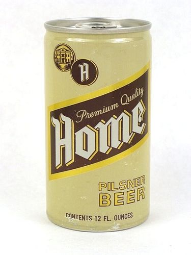 1973 Home Beer 12oz Tab Top Can T77-09, Wilkes-Barre, Pennsylvania
