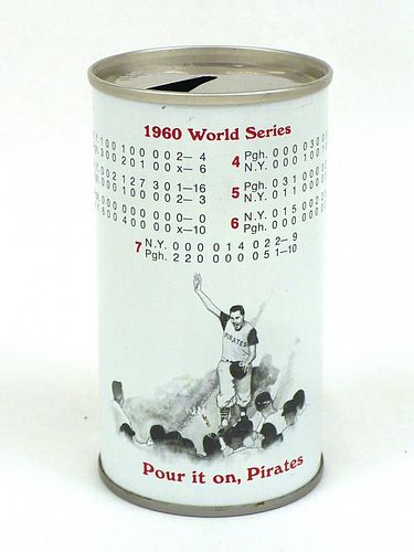 1974 Iron City Beer 1960 World Series 12oz Tab Top Can T79-12, Pittsburgh, Pennsylvania