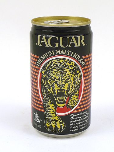 1988 Jaguar Malt Liquor 12oz Tab Top Can No Ref., Saint Louis, Missouri