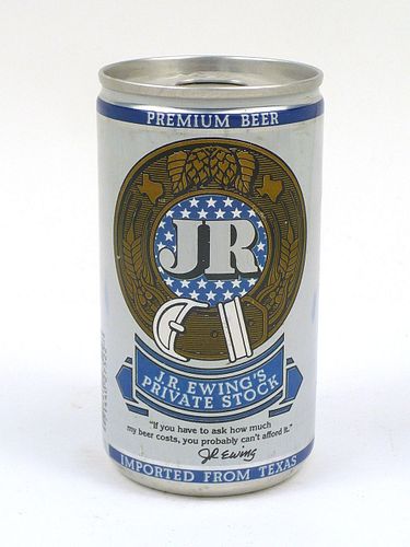 1981 JR Beer 12oz Tab Top Can No Ref., San Antonio, Texas