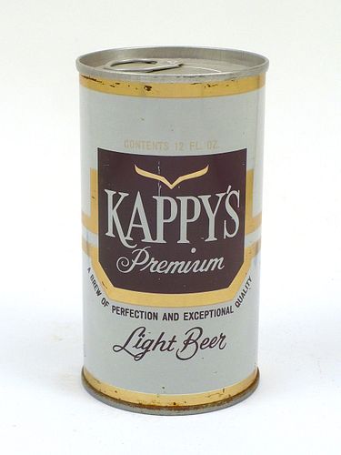 1977 Kappy's Premium Light Beer 12oz Tab Top Can T83-36, Hammonton, New Jersey