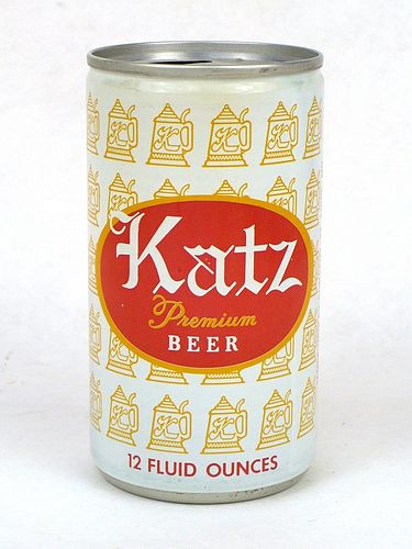 1978 Katz Premium Beer 12oz Tab Top Can T84-13, Saint Louis, Missouri
